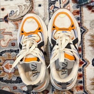 Zara Multicolor Athletic Chunky Sneakers
